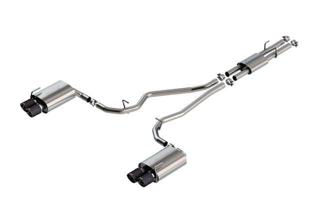 Borla Explorer ST ATAK Cat-Back Exhaust - Carbon Fiber Tips (2020-2023) - Image Borla Explorer ST ATAK Cat-Back Exhaust - Carbon Fiber Tips (2020-2023) - Image