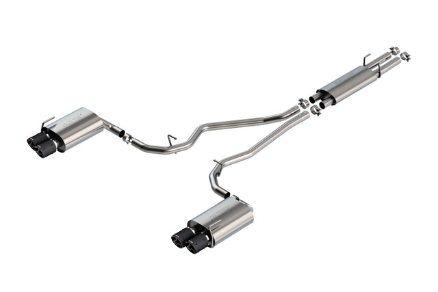 Borla Explorer ST S-Type Cat-Back Exhaust - Carbon Fiber Tips (2020-2023) - Image Borla Explorer ST S-Type Cat-Back Exhaust - Carbon Fiber Tips (2020-2023) - Image