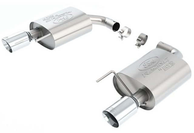 Ford Performance Mustang GT Touring Axle-back Exhaust - Chrome Tips (2015-2017) - Image