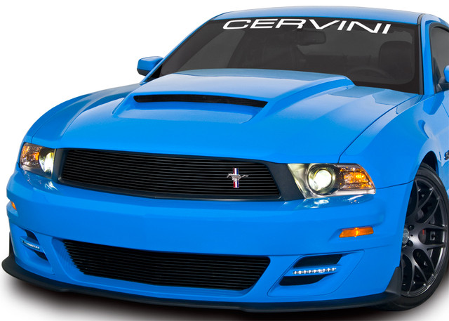 Cervini's Mustang GT Upper Billet Grille w/ Running Horse Emblem (2010-2012) - Image