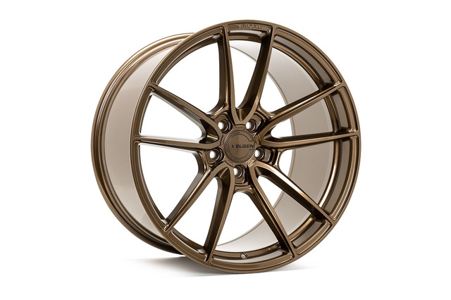 Velgen Wheels Mustang VF5 Gloss Bronze Staggered Wheel Package - 20x10/11 (2005-2023) - Image Velgen Wheels Mustang VF5 Gloss Bronze Staggered Wheel Package - 20x10/11 (2005-2023) - Image