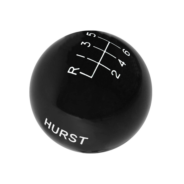 Hurst 1631225 Mustang 6-Speed Shift Knob - Black (15-23)