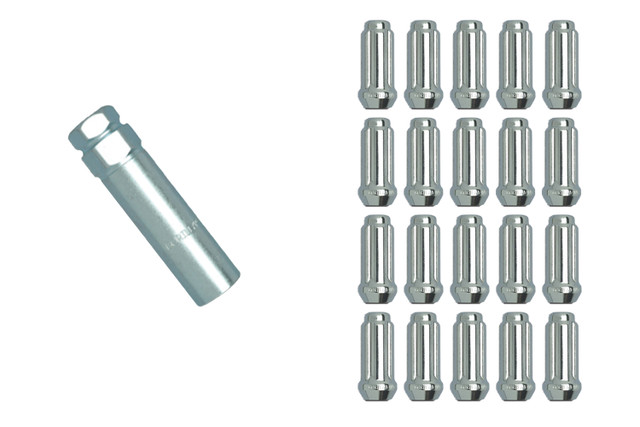 Gorilla Mustang Duplex Small Diameter Lug Nut Kit - Chrome (2015-2023) - Image