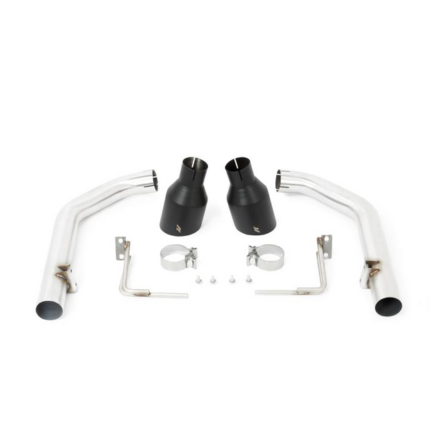 Mishimoto Mustang GT Race Axle-Back Exhaust - Black Tips (2015-2017) - Image