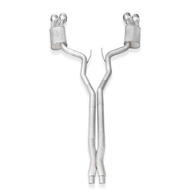 Stainless Works GT500 Redline X-Pipe Cat-Back - Polished (2020-2023) - Image