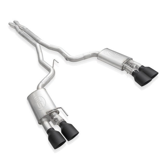 Stainless Works GT500 Legend X-Pipe Cat-Back - Black (2020-2023) - Image