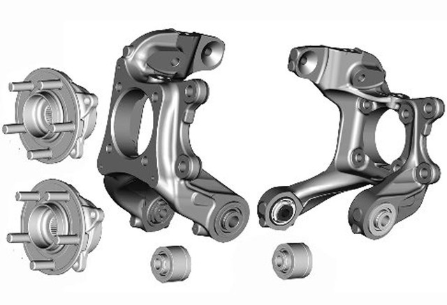 Ford Performance Mustang IRS Knuckle and Hub Kit (2015-2026) - Image