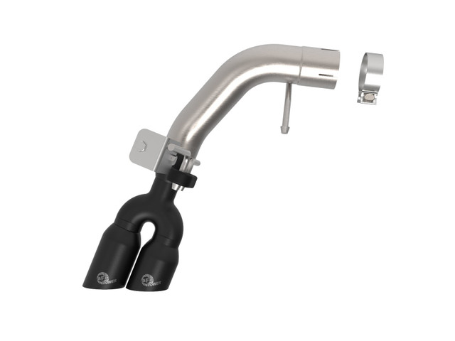 aFe Ranger Rebel Series 3" Muffler Delete - Black Tips (2019-2023) - Image