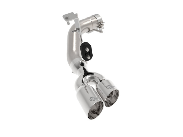 aFe Ranger Rebel Series 3" Muffler Delete - Polished Tips (2019-2023) - Image