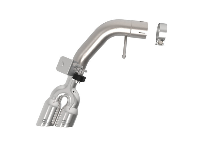 aFe Ranger Rebel Series 3" Muffler Delete - Polished Tips (2019-2023) - Image