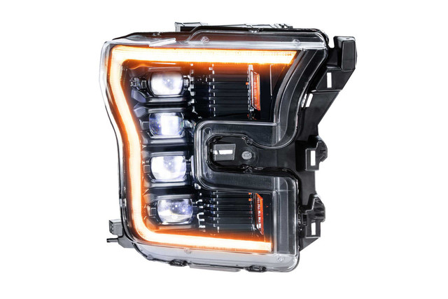 Morimoto F-150/Raptor XB LED Headlights - Amber DRL (2015-2023) - Image