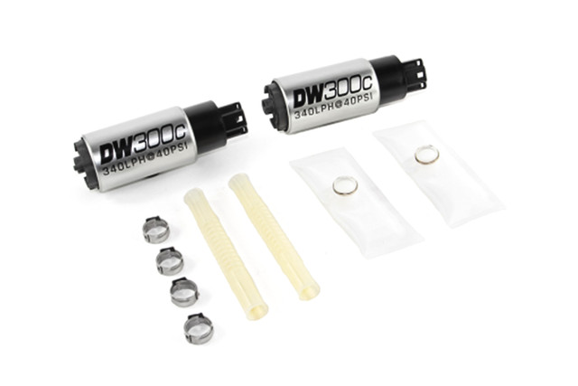 DeatschWerks Cobra 340 LPH Dual Fuel Pumps w/ Install Kit (2003-2004) - Image