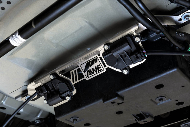 AWE Mustang GT Active Exhaust Valve Motor Bracket (2018-2023) - Image