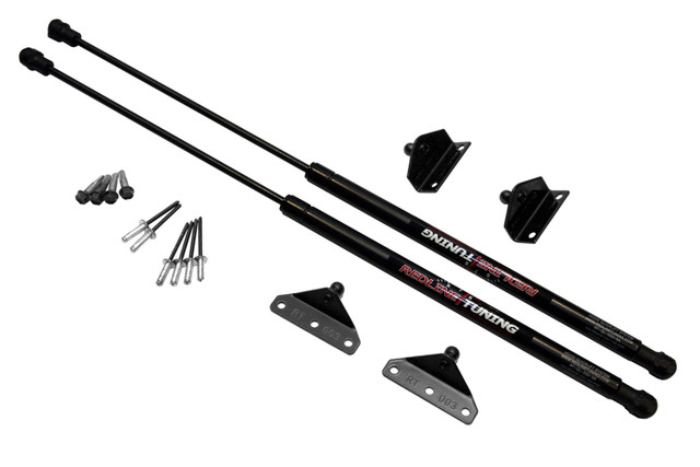 Redline Tuning Mustang QuickLIFT PLUS Hood Strut Kit (1979-1998) - Image
