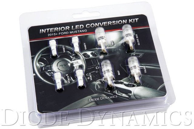Diode Dynamics Mustang Stage 2 Interior Light Kit - Cool White (2015-2017) - Image
