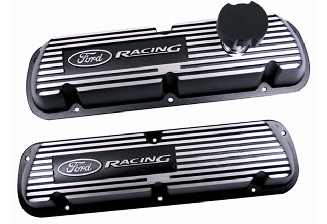 Ford Performance Mustang GT Black Satin Aluminum Valve Covers - Pair (1986-1993) - Image Ford Performance Mustang GT Black Satin Aluminum Valve Covers - Pair (1986-1993) - Image