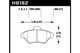 Hawk Mustang V6/GT HPS Front Brake Pads (1994-1998)