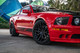 Steeda Mustang Trident Satin Black Staggered Wheel & Tire Package - 20x10/11 (2005-2023)