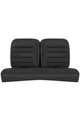 Corbeau Mustang Rear Seat Upholstery - Convertible (1979-1993) 