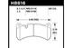 Hawk Mustang GT500 PC Front Brake Pads (2013-2014)