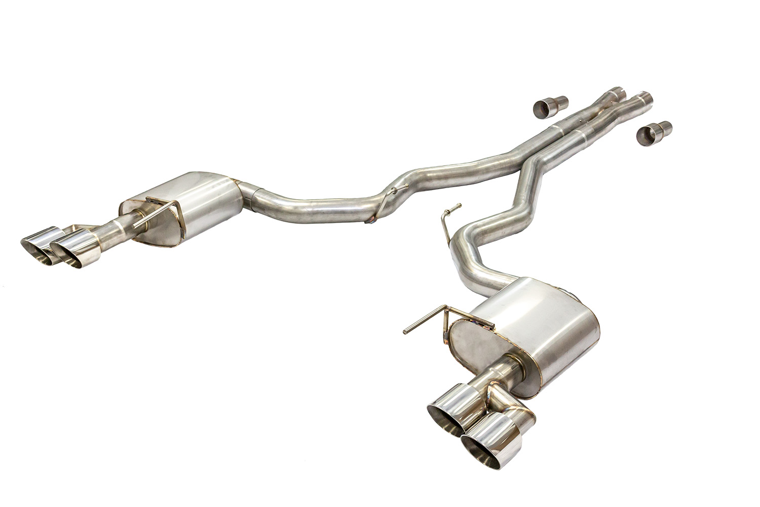 Steeda Autosports Steeda Mustang GT 3" Cat-Back Exhaust System - 304 Stainless (2018-2023)