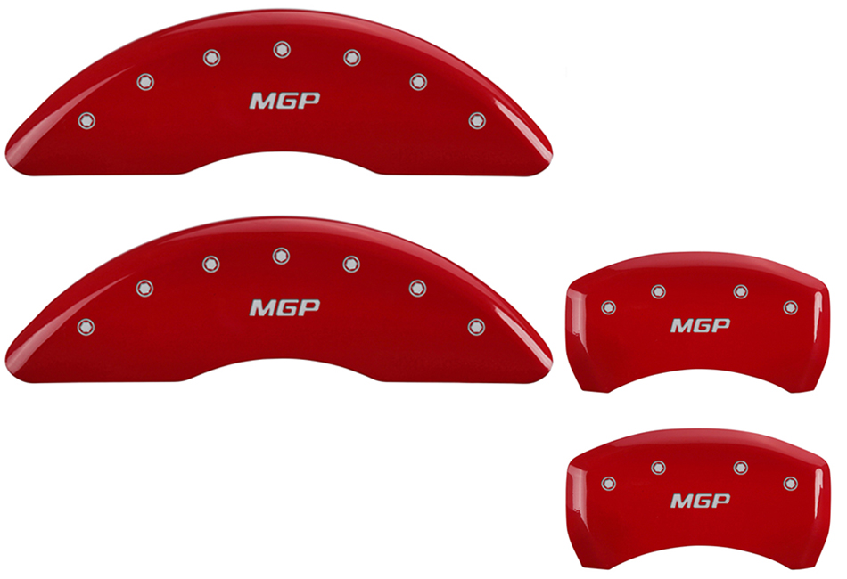10200SMGPRD Mustang Caliper Red w/ MGP logo - Front and Rear (15-23)