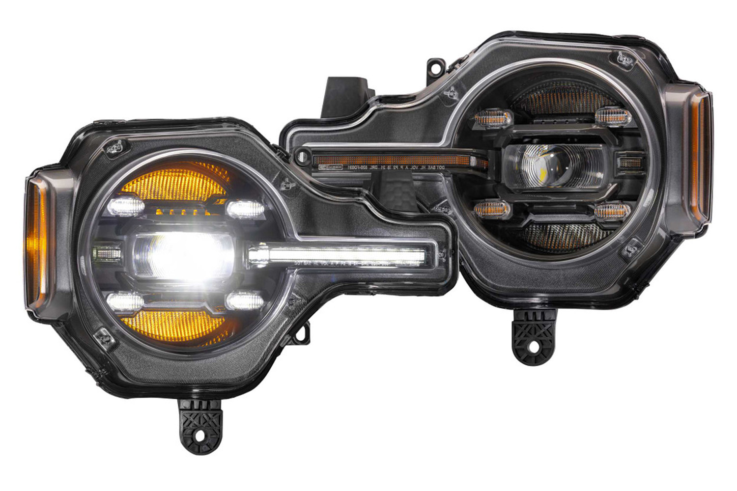 プロモンテ　エクストリームライトシュラフ EL600 PuroMonte Morimoto LF497 Bronco XB LED Headlights - White (21-23)