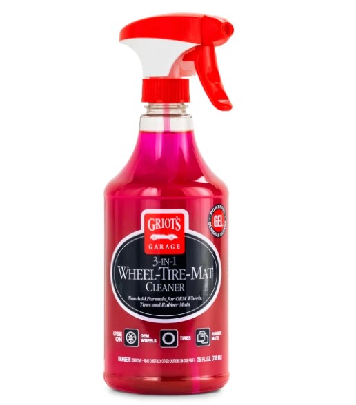 Griot's Garage 10825 3-In-1 Wheel Tire Mat Cleaner- 25 Ounces