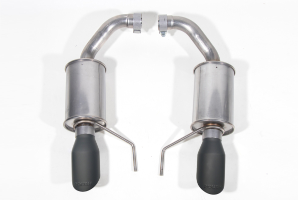 Roush 422333-BLK Mustang EcoBoost/GT Axle-Back Exhaust Kit - Black
