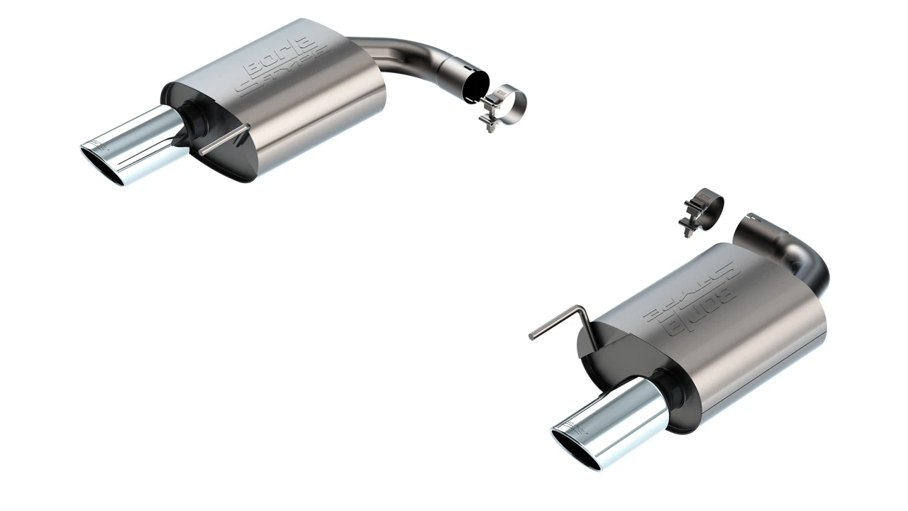 Borla Borla Mustang GT S-Type Axle-Back Exhaust - Dual Chrome Tips (2024-2026)