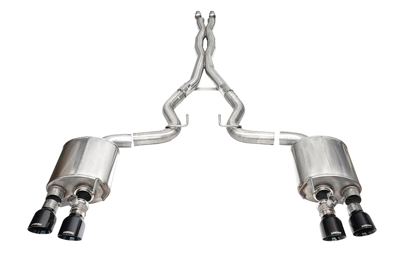 Corsa Performance Corsa Mustang Dark Horse Xtreme Active Cat-Back Exhaust - Quad Black Slash Tips (2024-2026)