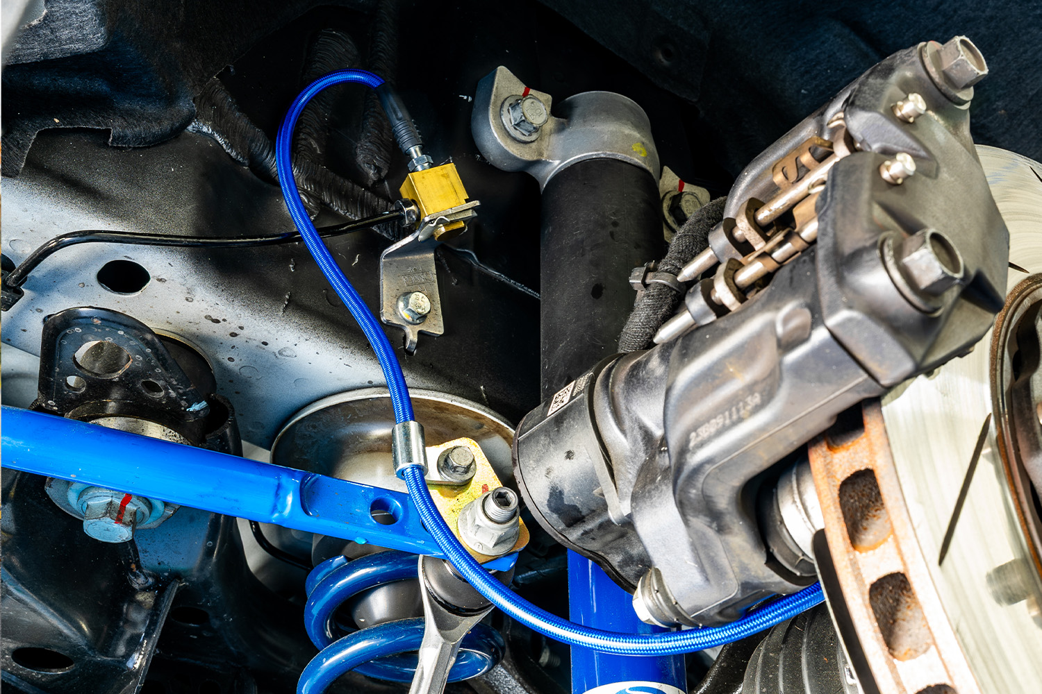 Steeda installed on vehicle