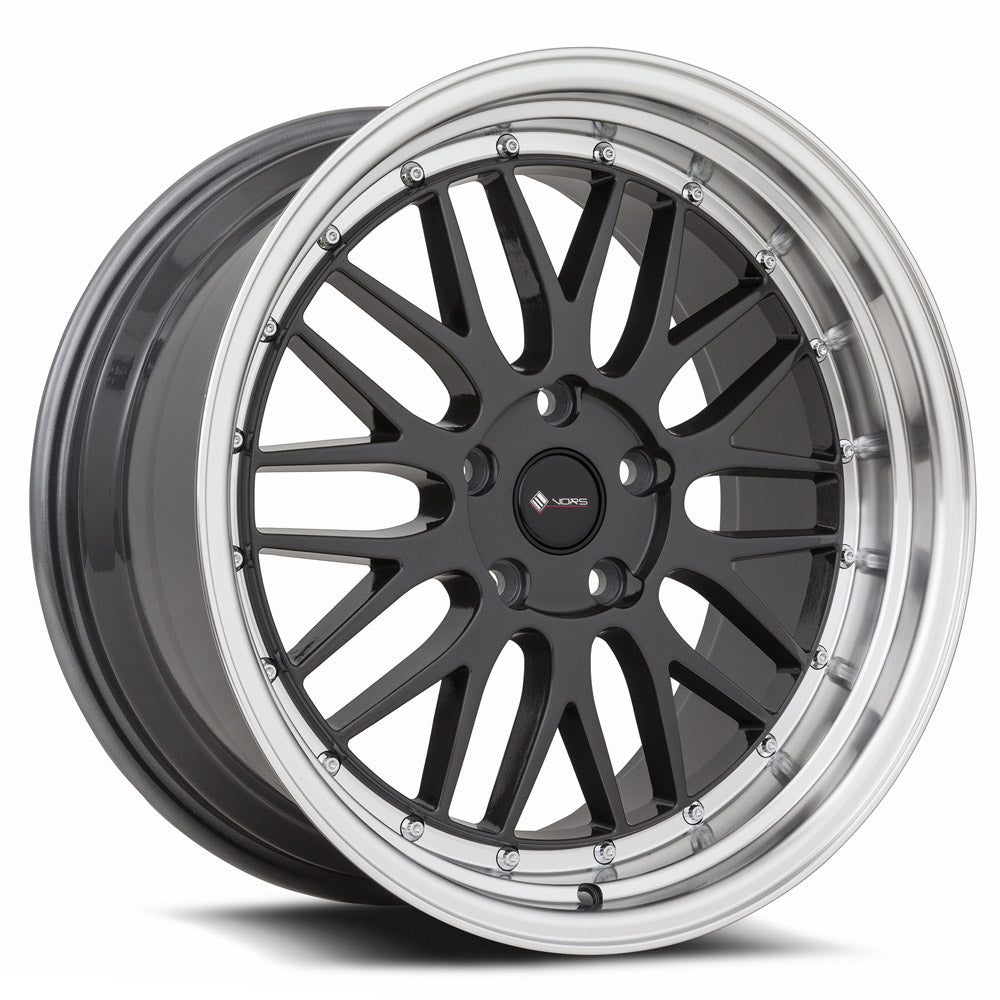 Vors VR08209551435HB Mustang VR8 Hyper Black w/ Machine Lip