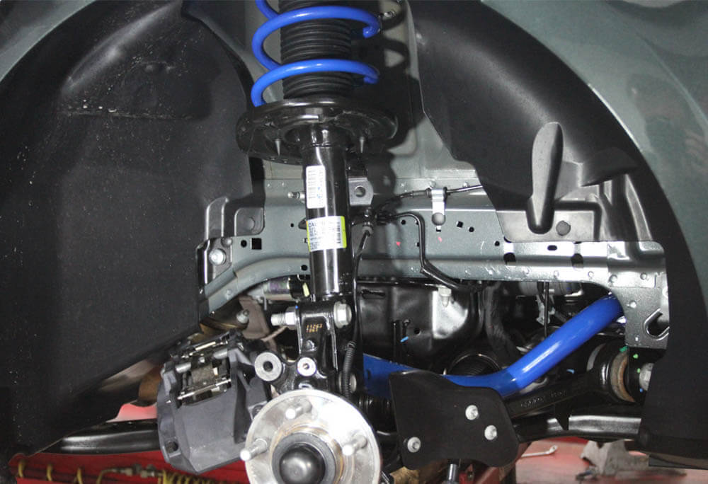 Steeda installed on vehicle