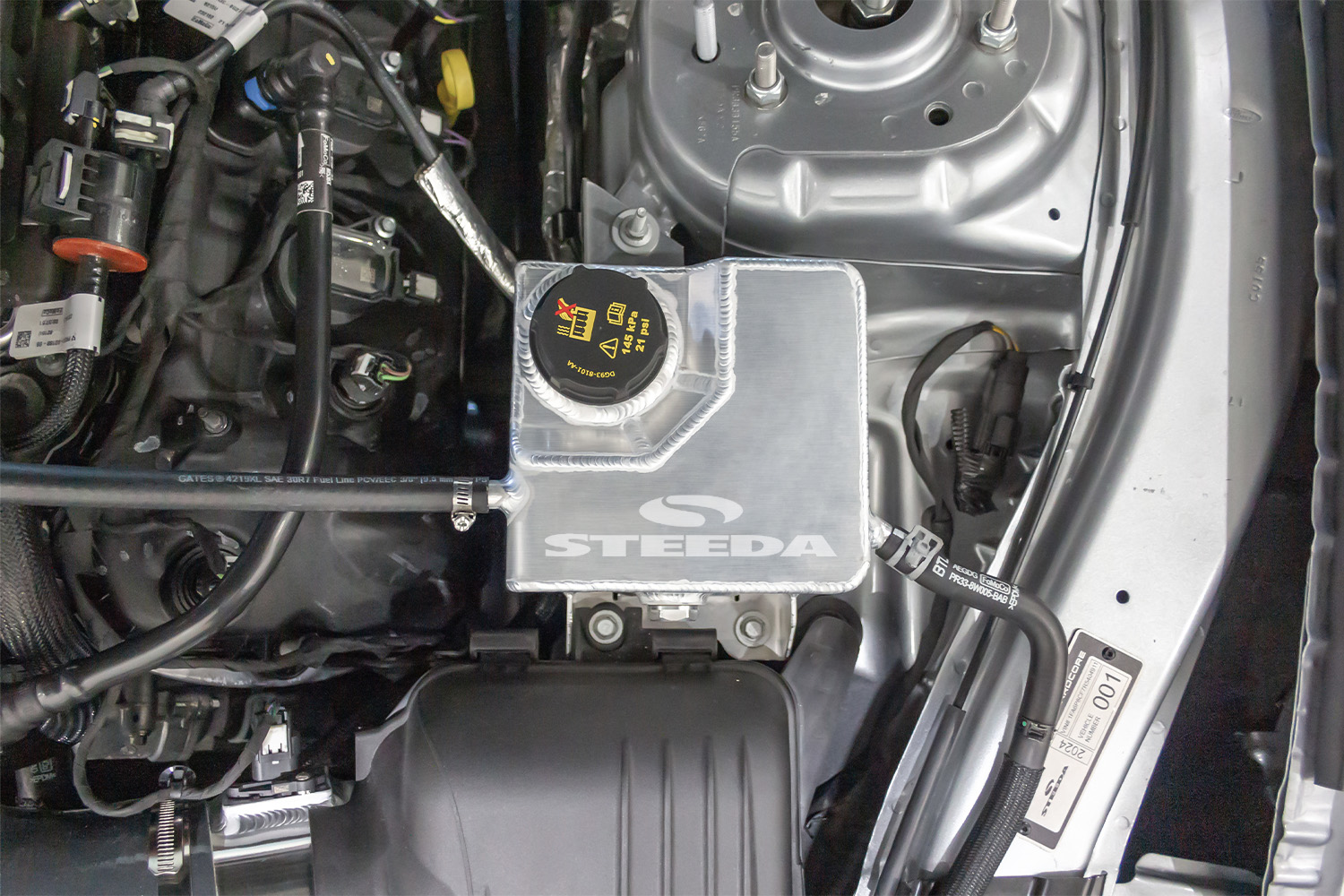 Steeda installed on vehicle