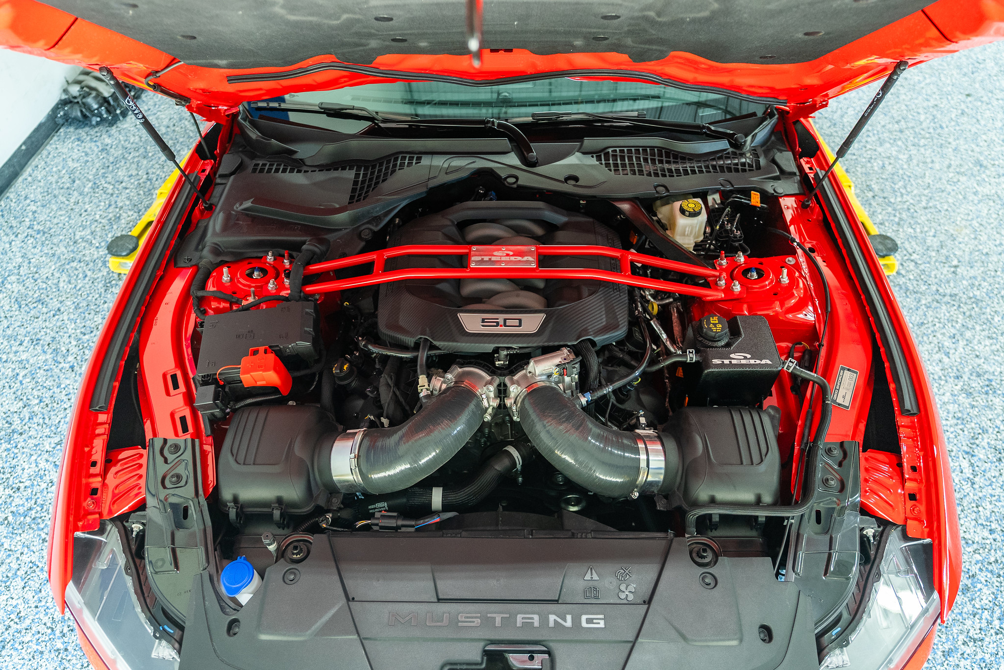 Steeda installed on vehicle