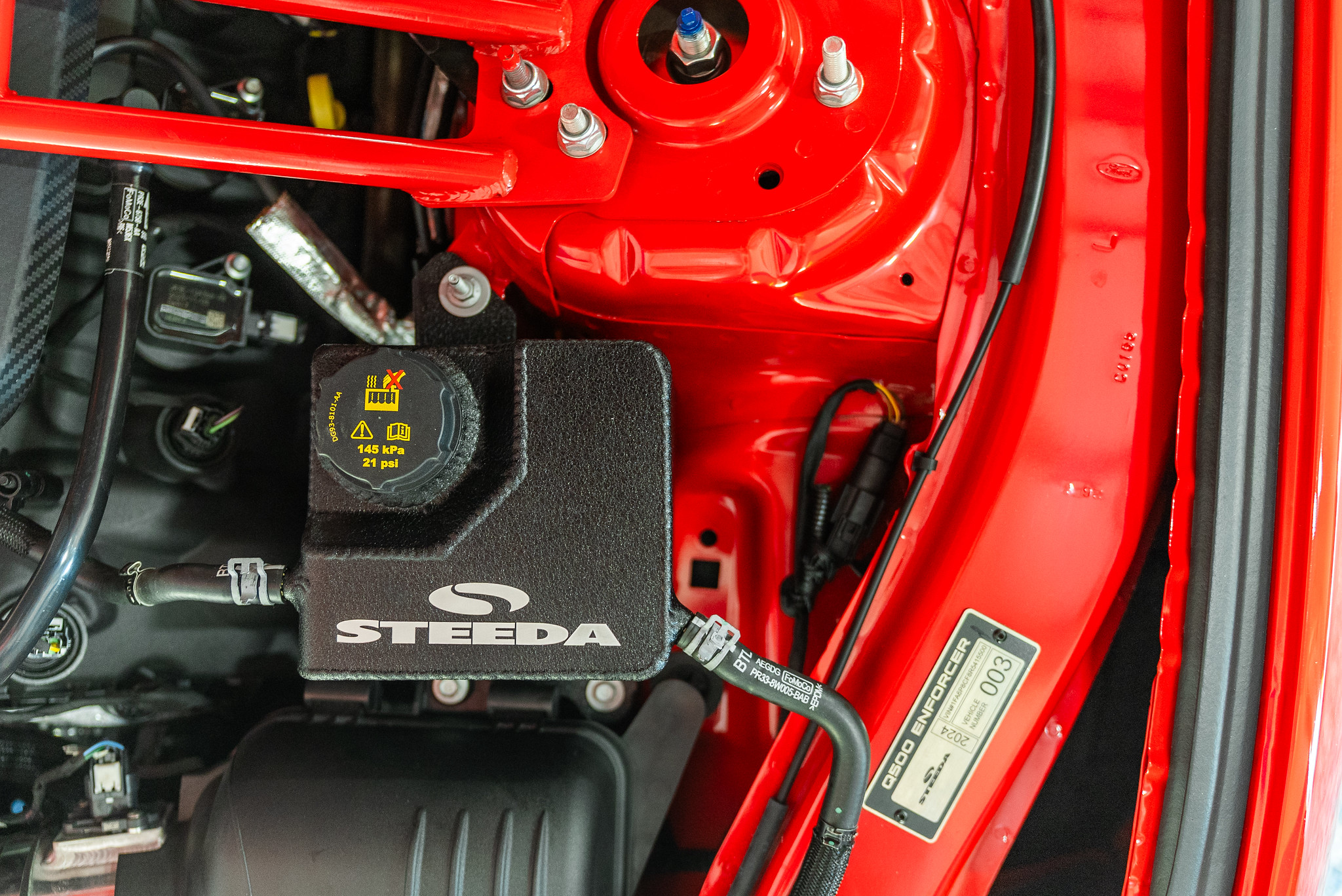 Steeda installed on vehicle