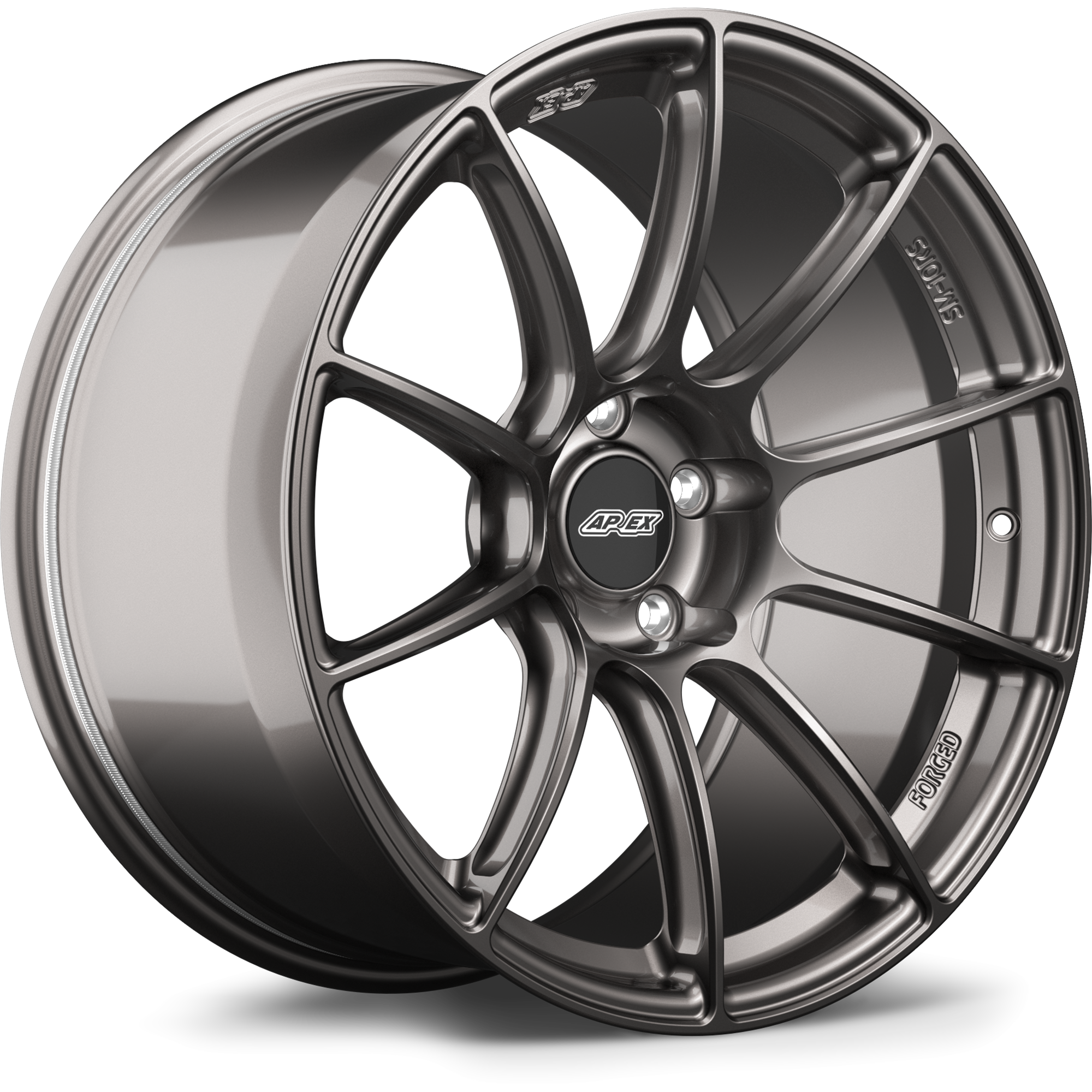メンタリスト　S1〜S5 APEX Mustang SM-10RS Anthracite Wheel - 19x12 ET57 (05-26)