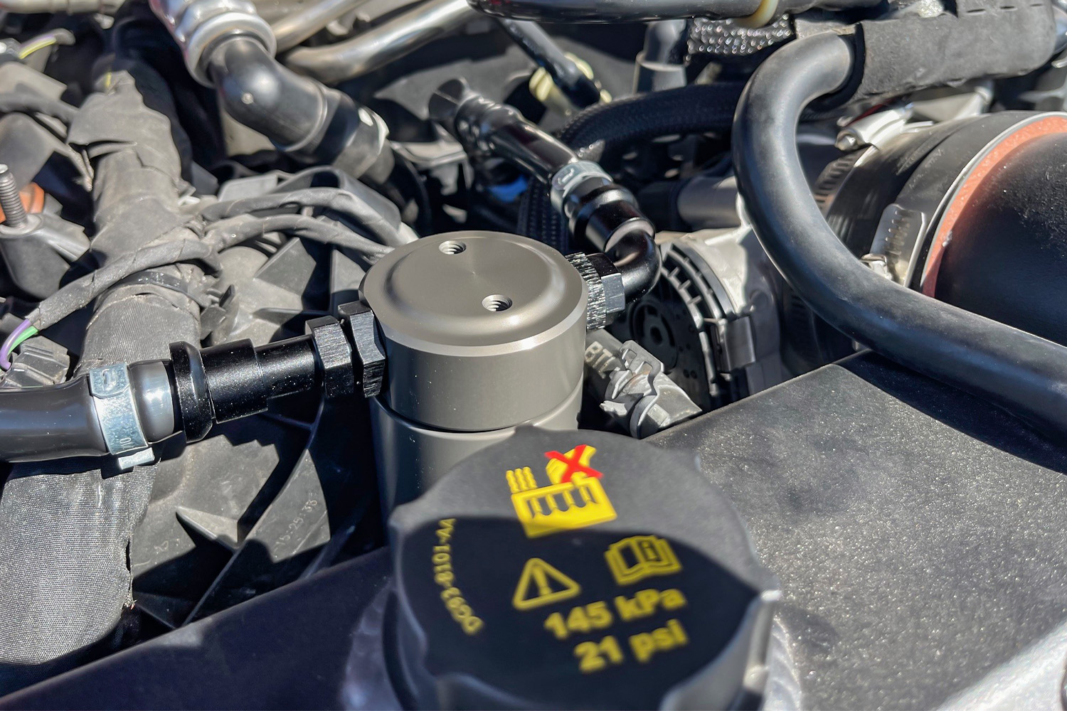 Steeda installed on vehicle