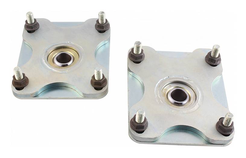 MOOKEEH MK1 Pillowball Bearing Camber Kit Plates For Pontiac Fiero (SE, GT, V6) - Rear Left & Right - Improve Handling