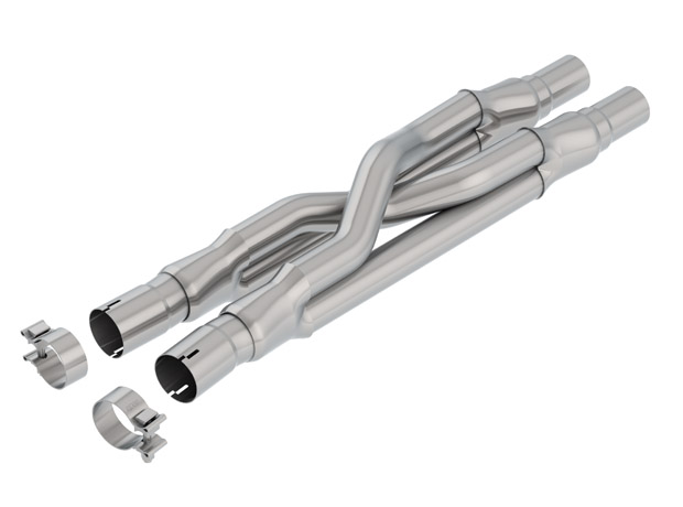 Borla 60662 Mustang GT SwitchFire Resonator Delete X-pipe (15-23)