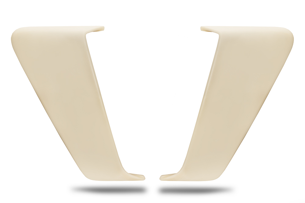 パーツ scoop s5 55mm Cervini's 4306 Mustang C-Series Side Scoops (05-09)
