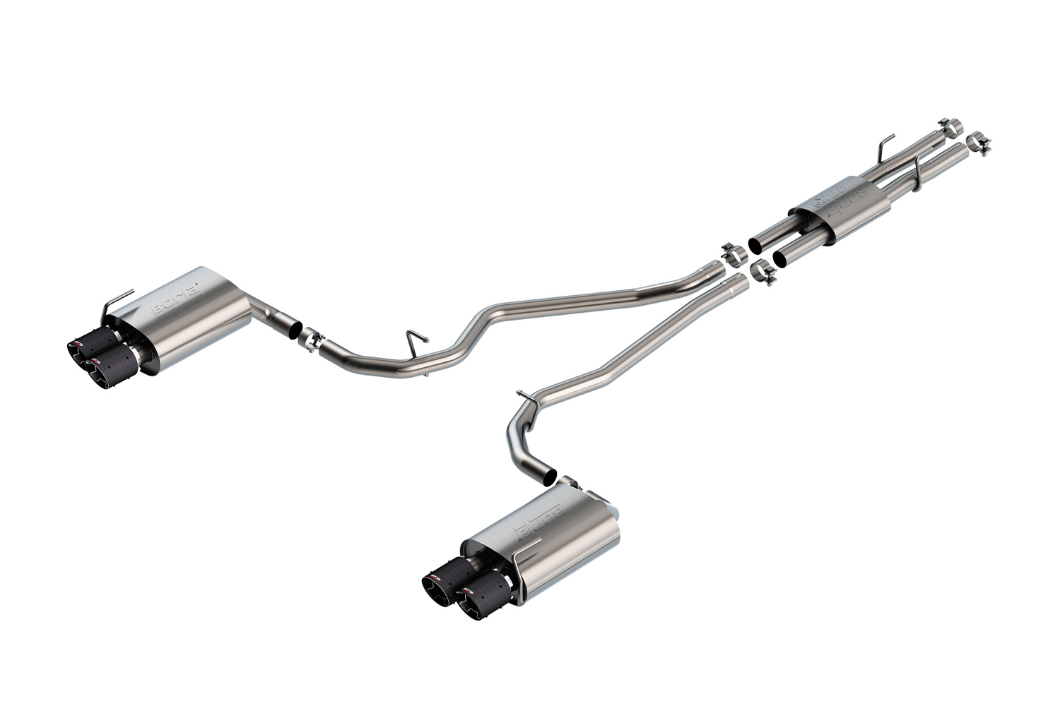 Borla 140822CF Explorer ST ATAK Cat-Back Exhaust - Carbon