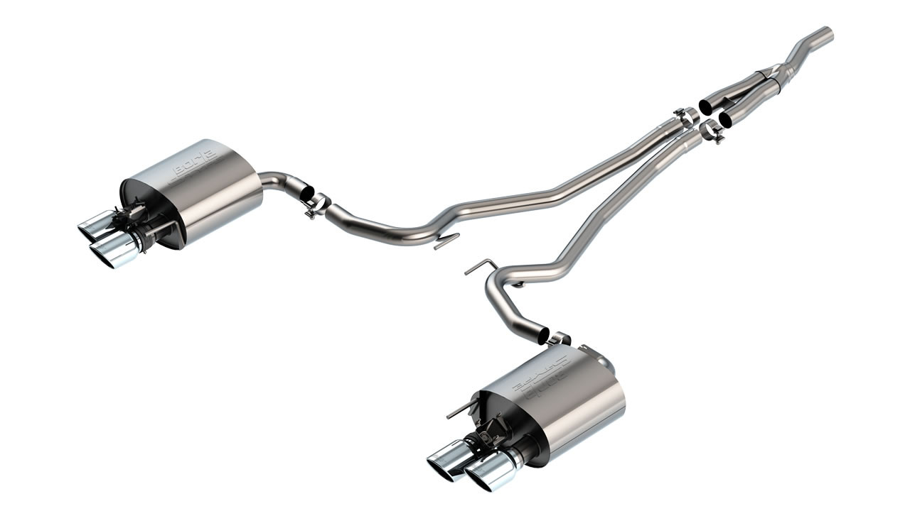 Borla 140827 Mustang EcoBoost Active Exhaust S-Type Cat-Back