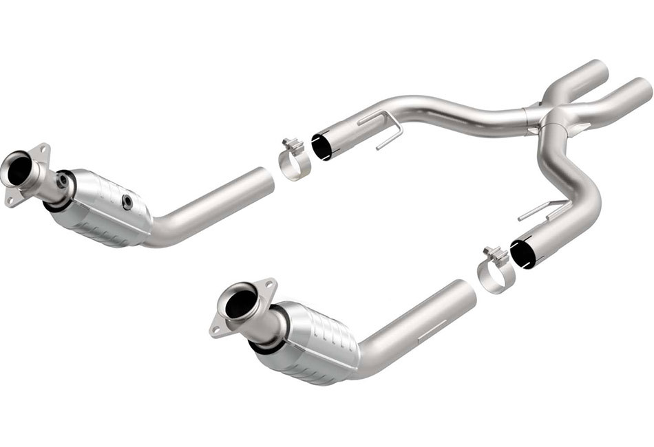 Magnaflow 15448 Mustang GT X-Pipe With Cats (2005-2010)