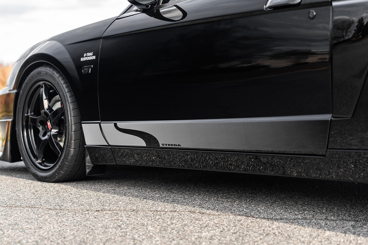 Steeda Sidewinder Decal - Silver (99-04), 477 U23574 02