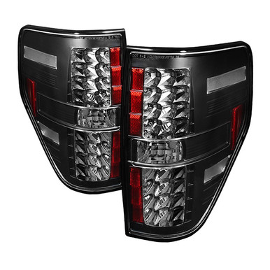 Spyder F150 09-14 LED Tail Lights - Black, 5008374 - Steeda