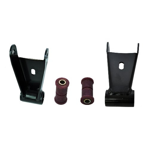 Ford Racing M-3000-HB Rear Shackles & Bushings Kit – 1.5" Lowering For 2021-2026 F-150