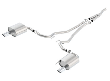 Borla 3 S-Type Cat-Back Exhaust System w/ 4 Quad Polished Tips