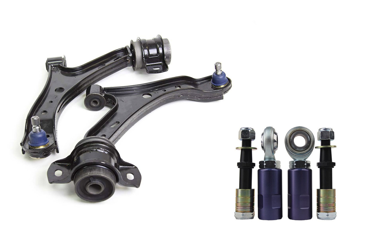 Steeda S197 Mustang Front Lower Control Arms with X5 Extended Ball